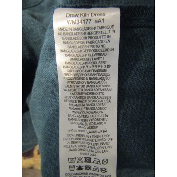 Seasalt Cornwall Draw kiln Linen Dress Blue NWT Retail $145 Womens Size 6 - Picture 10 of 10